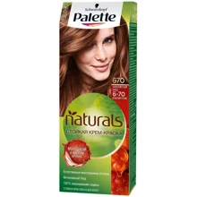 Palette Naturals крем-краска для волос 6-70 (670) Золотистый орех 110 ml: Пол Для женщин