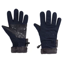 Детские перчатки Jack Wolfskin размер 128 темно-синие (1903063-1910): Пол Унисекс
