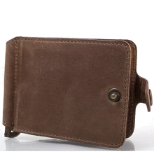 Мужской зажим для денег DNK Leather коричневый (DNK-Clamp-trifle-Hcol-G): Пол Мужской