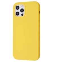 Чехол для iPhone WAVE Full Silicone Cover Yellow for iPhone 12/12 Pro: Цвет желтый