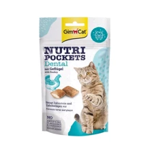 Вітамінні ласощі Gimborn GimCat Nutri Pockets Dental для росту зубів у кішок 60 г (4002064419244): Вид Снеки
