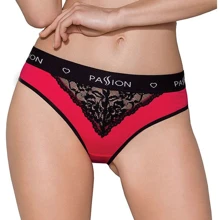 Трусики с широкой резинкой и кружевом Passion PS001 PANTIES red/black, size L: Для кого Для женщин
