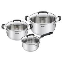 Tefal Cook & Cool 6 пр. (E493S674): Матеріал корпусу Нержавіюча сталь