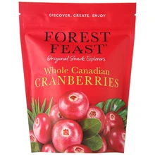 Клюква сушеная Forest Feast целая 170 г (5022374046687): Вес нетто 170 г
