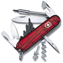 Мультитул Victorinox Cybertool 91мм/29предметов/красный-прозрачный (1.7605.T): Тип мультитул (многофункциональный инструмент)