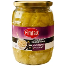 Баклажани консервовані Fimtad смажені 600 г (8681957372529): Вага нетто 600 г