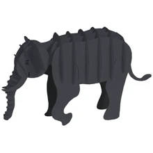 Слоник Elephant Fridolin 3D модель: Вид Флора і фауна