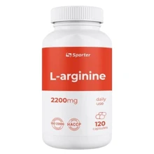 Аминокислота для спорта Sporter L-Arginine 2200 mg 120 capsules: Вкус Без вкуса