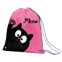 Сумка для обуви YES SB-10 Meow, розовый (558760): Пол Для девочек