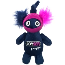 М'яка іграшка Joyser Puppy Squirrel with Helmet з пищалки для цуценят синій S 14 см: Виробник Joyser
