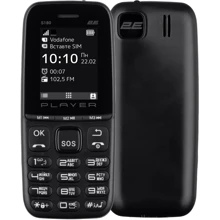 Мобильный телефон 2E S180 2021 DualSim Black (UA UCRF): Дисплей 1.77'', TN, 128x160 (QQVGA), 64000 цветов