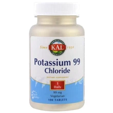 KAL Potassium Chloride 99 mg Калій хлорид 100 таблеток: Тип калій