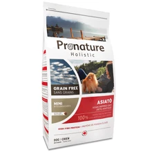 Беззерновой корм Pronature Holistic Asiato Small Bites для собак мини и малых пород с рыбой и папайей 2 кг: Тип Сухой корм