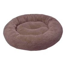Лежак для собак Ferplast Plush Simit круглый 52 см 12 кг коричневый (VR01//8140): Тип Лежак