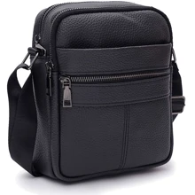 Mужская сумка через плечо Keizer черная (K16625bl-black): Пол Мужской