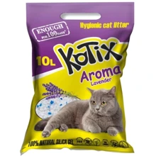 Наполнитель для туалета Kotix 10 л Lavender (KN1304): Вид Силикагелевый