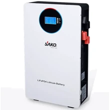 Аккумуляторная батарея для ИБП/инвертора Sako Li-Sun SK-51.2V100AH, LiFePO4 51,2 В, 100 Ач: Тип LiFePO4