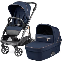 Коляска 2в1 Peg-Perego Veloce Blue Shine (PACK-VEL2100000017): Тип коляски Универсальная коляска (2-в-1)