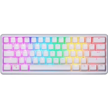 Клавіатура Motospeed SK66 Gateron Blue Hot Swap White (mtsk66wmb): Підключення беспроводное