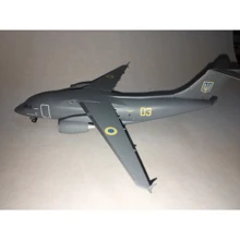 Модель Kum Украинский транспортный самолет Ан-178 ВВС Украины желтый "03" (KUM-178-03): Производитель KUM