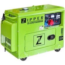 Дизельний генератор Zipper ZI-STE7500DSH: Тип електростанції дизельный