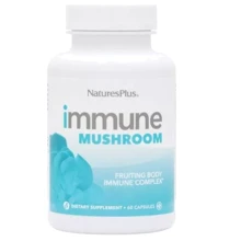 Natures Plus Immune Mushroom Экстракт 7 грибов Рейши, Шиитаке Кордицепс Для Иммунитета 60 Капсул: Форма выпуска Капсулы