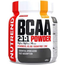 Аминокислота для спорта Nutrend BCAA 2:1:1 Powder 400 g / 40 servings / mango sorbet: Вкус Манго