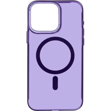 Чехол для iPhone ArmorStandart Y23 MagSafe Transparent Purple for iPhone 15 Pro (ARM68340): Цвет фиолетовый