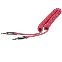 2E аудіо (jack 3.5мм-M / jack 3.5мм-M), Coiled 1.8м, Red 2E-W3539rd: undefined undefined