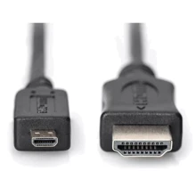 Кабель и переходник Digitus HDMI to micro HDMI 2m Black (DB-330109-020-S): Тип кабель