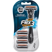 Бритва BIC Flex Hybrid с 4 сменными кассетами: Вид Бритвенные станки
