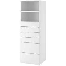 Шкаф ІКЕА Smastad/Platsa 60х57х181 см с 6 ящиками (193.880.39): undefined undefined
