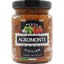Соус Песто Agromonte Sicilian Pesto из помидоров черри с базиликом 100 г (8032817244577): undefined undefined