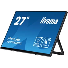 Монитор iiyama T2755QSC-B1: Покрытие экрана глянцевое