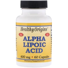 Healthy Origins Alpha Lipoic Acid 600 mg 60 caps: Тип Альфа-ліпоєва кислота
