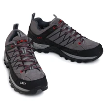 Ботинки CMP Rigel Low Trekking Shoes Wp (3Q13247-44Uf) 43 (44) серые натуральная замша демисезон: undefined undefined