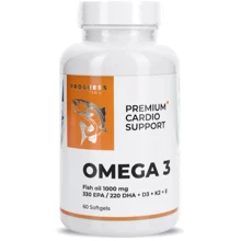 Progress Nutrition Omega Fish Oil Premium 1000 mg EPA 330 мг / DHA 220 мг + Вітаміни D3 + K2 + E 60 капсул: Тип Омега 3