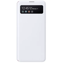 Чехол для телефонов Samsung Wallet Cover View S White (EF-EA415PWEGRU) for Samsung A415 Galaxy A41: Совместимость Samsung A415 Galaxy A41