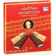 Цукерки Maitre Truffout Mozartsticks 200 г (WT3022): Вага, г 200