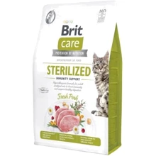 Сухой корм Brit Care Cat GF Sterilized Immunity Support для стерилизованных котов свинина 2 кг (8595602565177): Тип Сухой корм