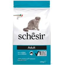 Сухой монопротеиновый корм Schesir Cat Adult Fish взрослых для котов с рыбой 1.5 кг (53817): Тип Сухой корм