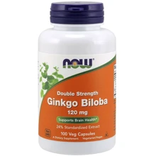 NOW Foods Ginkgo Biloba Double Strength 120 mg 100 veg caps: Форма выпуска Капсулы