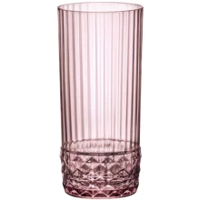 Набір високих склянок Bormioli Rocco America'20 Lilac Rose 6х480 мл (122155BB9121990): Тип Набор высоких стаканов