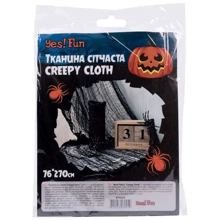 Ткань сетчатая Yes! Fun Хэллоуин Creepy Cloth 76х270 см черная (973669): undefined undefined