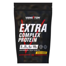 Протеин Vansiton Extra Complex Protein 450 g /15 servings/ Banana: Вид Сывороточные