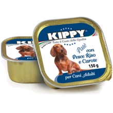 Консерви для собак Kippy з рибою, рисом і морквою 150 г (8015912503121): Тип вологий корм