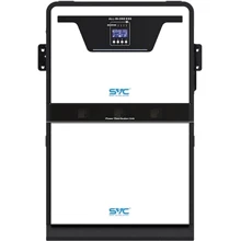Система хранения энергии SVC ESS STACKED RPS All-in-One мощностью 5 kW и батареей LiFePO4 48VDC 5.15 kwh (RPS-5+5.15) UA Система хранения энергии SVC ESS STACKED RPS All-in-One мощностью 5 kW и батареей LiFePO4 48VDC 5.15 kwh (RPS-5+5.15) UA: Тип Гибридный