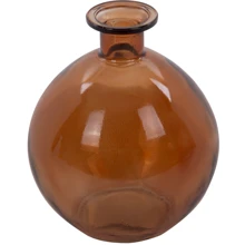Ваза Lefard Bottle амбер h15 см d13 см (821-004): Тип Ваза