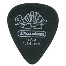 Медіатор Набор медиаторов DUNLOP 488P1.14 TORTEX PITCH BLACK PLAYER'S PACK 1.14: Тип Медіатор