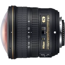 Объектив для фотоаппарата Nikon AF-S Fisheye Nikkor 8-15mm F/3.5-4.5E ED: Тип объектива широкоугольный